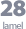 28 LAMEL - ROŠT S 28 LAMELAMI